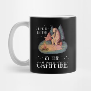 Life Is Better By The Campfire Camping Outdoor Mug